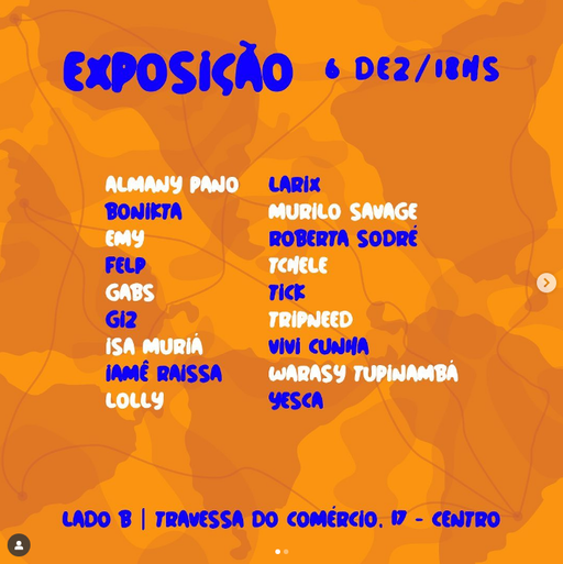 2024 – Exposição Coletiva Encruzilhadas da Existência – Centro Cultural Lado B – Arco do Teles, RJ