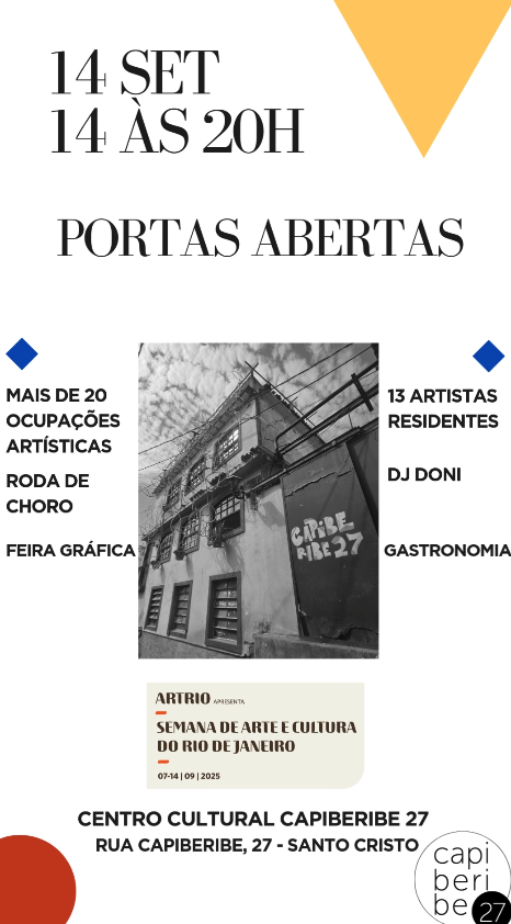 2025 – Ocupação Arte em Choro – Centro Cultural Capiberibe27 – Santo Cristo, RJ